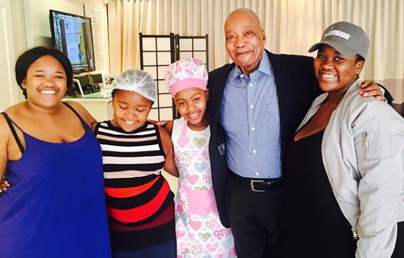 Former President with his children at his homested: Source - Instagram