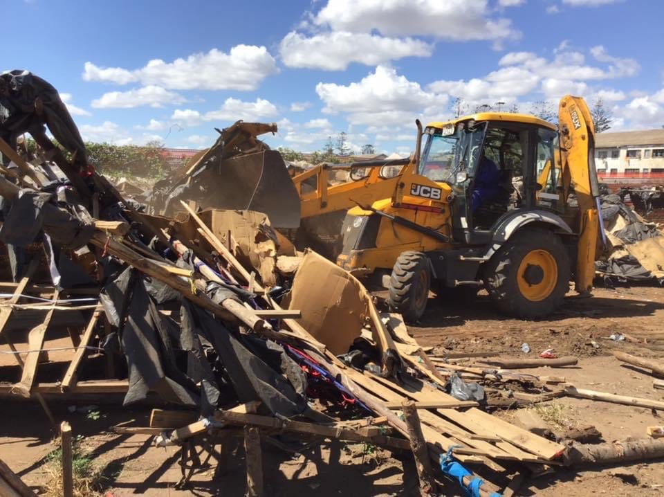 Mupedzanhamo flea market demolished