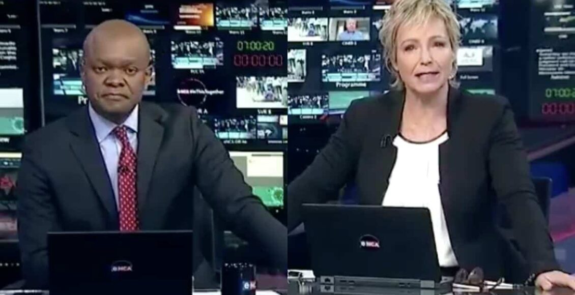 eNCA has suspended their anchors Jane Dutton and Xoli Mngambi