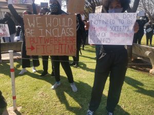 Black girls at St Mary's Diocesan School for Girls in Pretoria are protesting over racial discrimination at the school