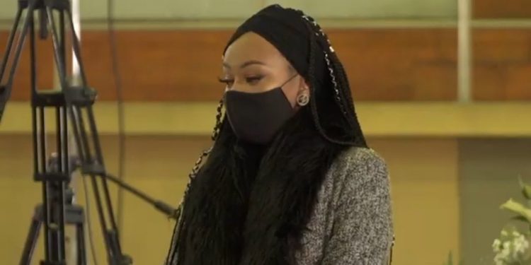 Bonang Mathemba's presence at Mary Twala funeral causes stir on twitter