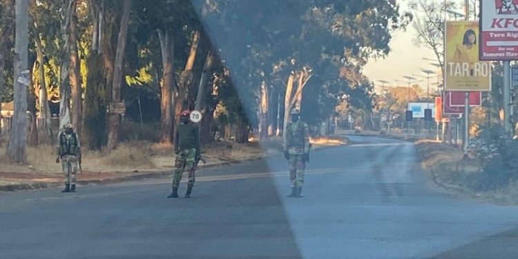 shops closed Harare