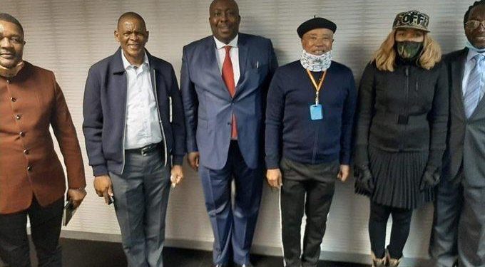 Magashule with G40 Zimbabwe politicians