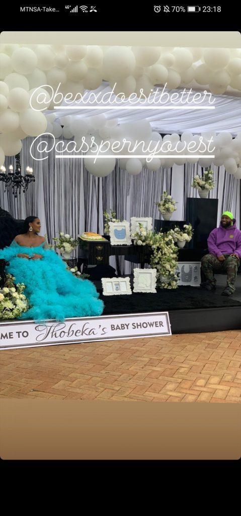 Thobeka majozi cassper nyovest baby shower