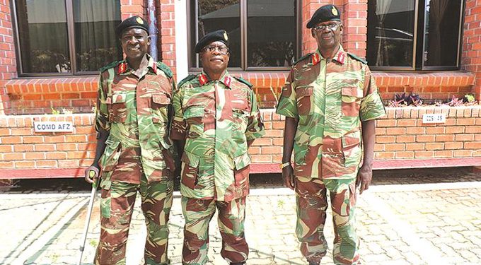 Mnangagwa promotes four army officers