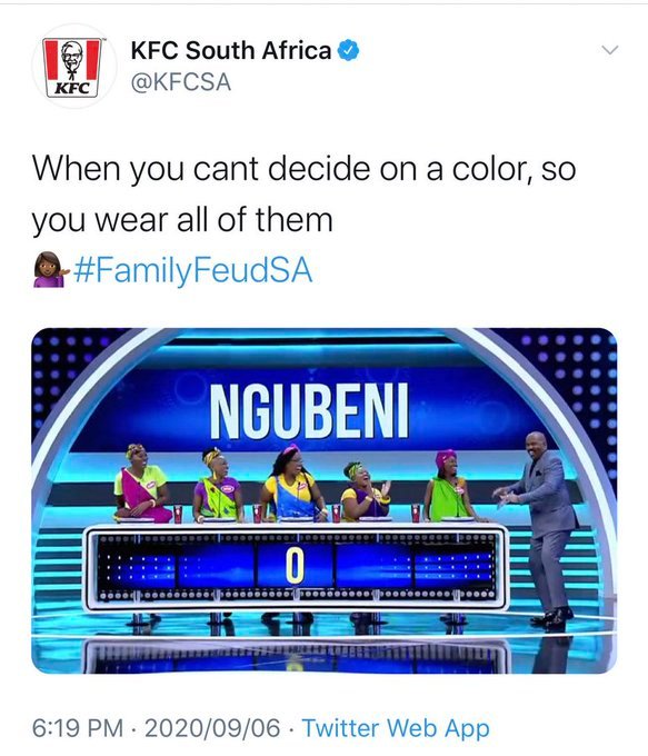 KFC tsonga people advert