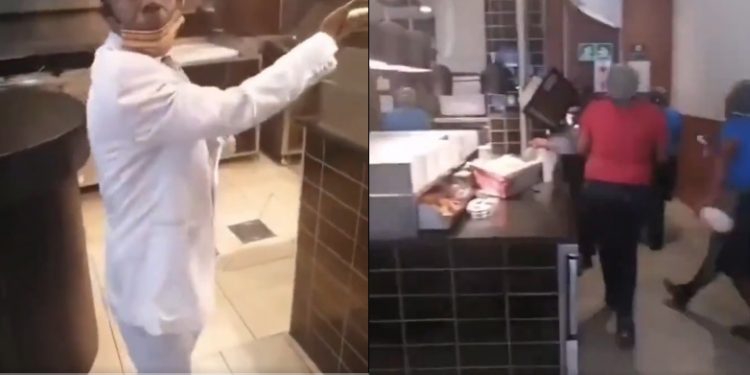 Video: Nando’s cashiers who belong to Prophet Bushiri church refuse to serve Pastor Mboro