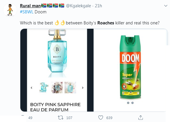 boity perfume roaches