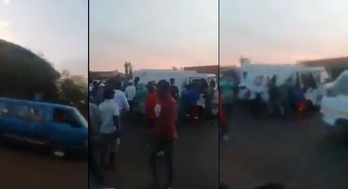 community robs cash in transit south Africa Zondo's place