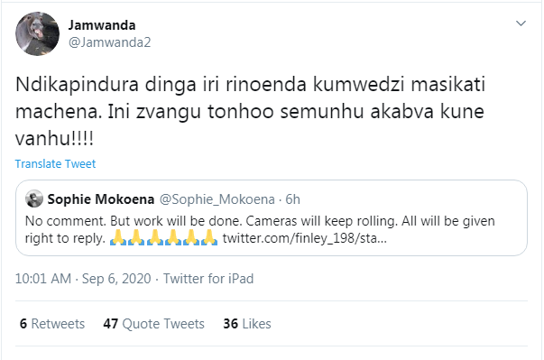 george charamba jamwanda attacks sabc journalist sophie mokoena