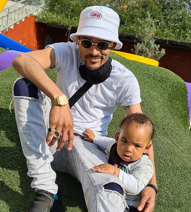 Leeto Maputla and his son