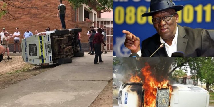 "Arrest these lawless farmers" - Minister Bheki Cele aims Senekal protesters