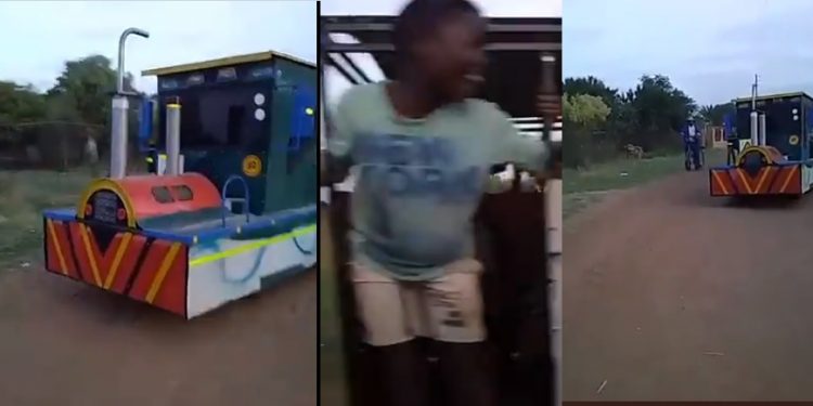 Video: Hammanskraal man builds himself a train and impresses South Africa