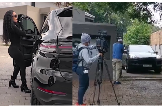 Video: Kefilwe Mabote's Porsche seized by Hawks