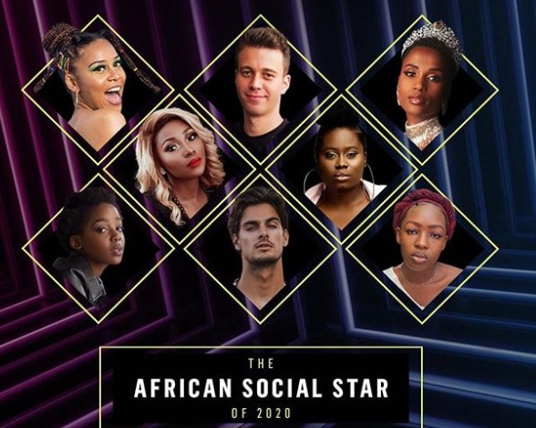 Mzansi celebs dominate E! African Social Star of 2020 award nominations