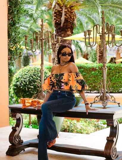 Bonang Matheba shows off her banging summer body in Cape Town