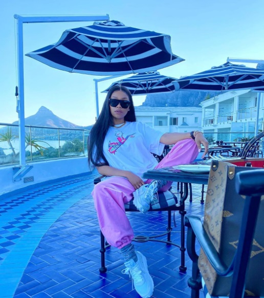 Bonang Matheba shows off her banging summer body in Cape Town