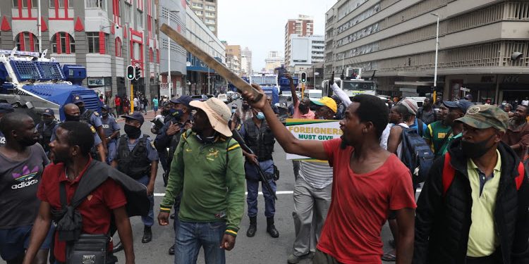 Pictures and Videos: MKMVA, Durban residents march to ‘remove foreigners’