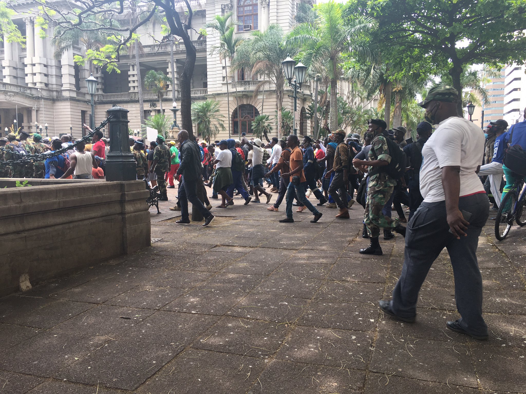 Durban march against foreigners