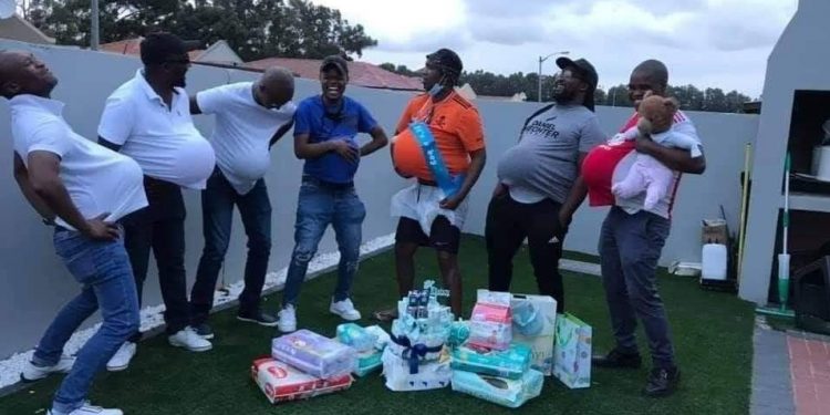 In Pics: Men Baby Shower Party Gets South Africa Divided