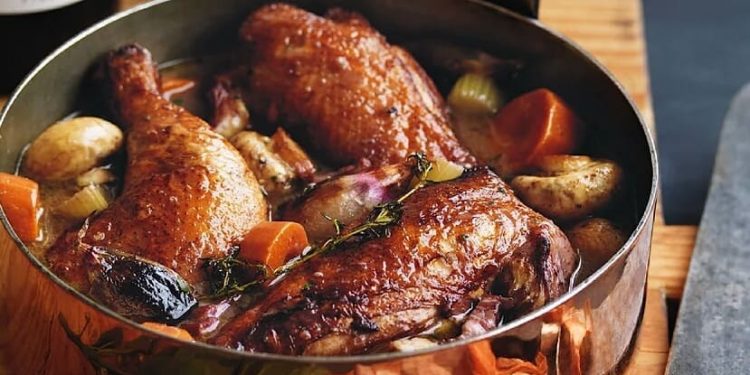 Recipe; Chicken In Red Wine