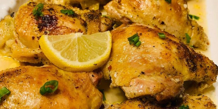 Recipe; Lemon Garlic Chicken
