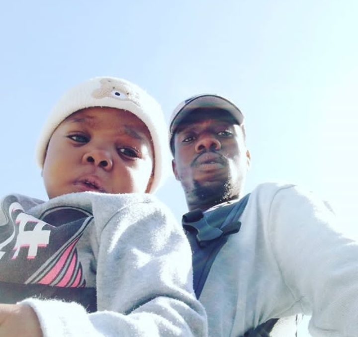 Kgosi Mongake and his daughter