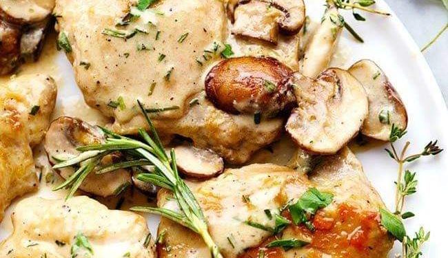 Recipe; Chicken Saute With Mushroom