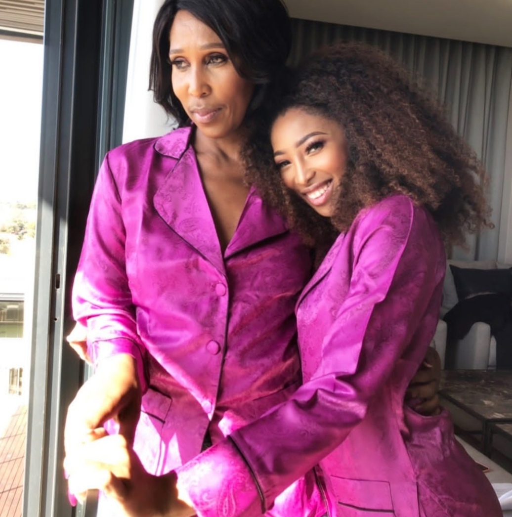 Mbali Enhle and mother