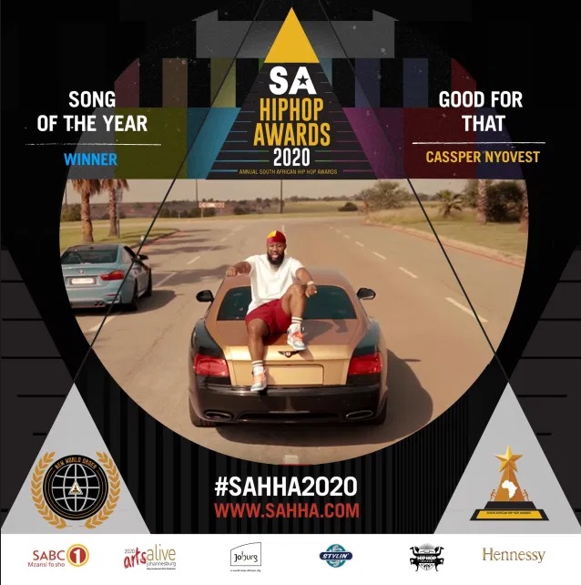 Cassper Nyovest Wins Big At South African Hip-Hop Awards 2020