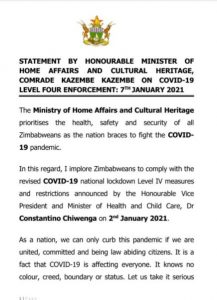 Full Statement by Hon Kazembe Kazembe after Covid-19 National Lockdown non-compliance