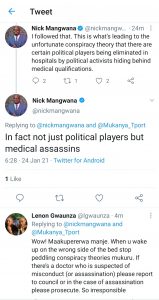 Medical Doctors killing Political Figures Nick Mangwana