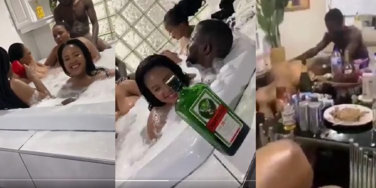 Videos; Mzansi Slay Queens Doing Mapona For Nigerian Blessers