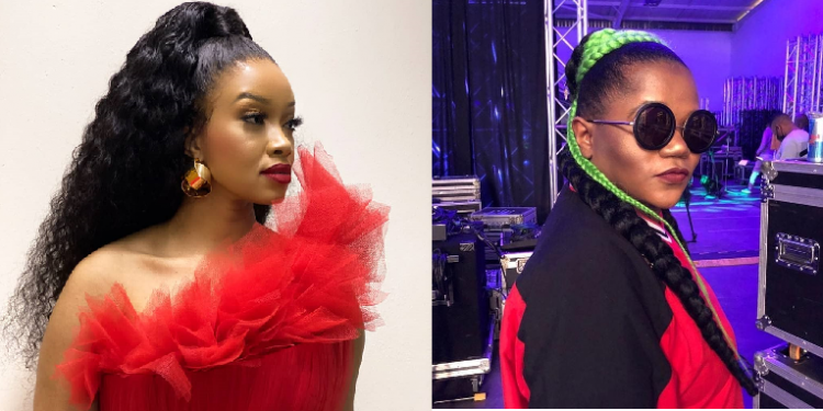 Busiswa and Dineo Langa butt heads