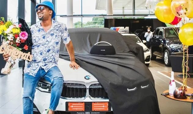 Tha Simelane Celebrates Insta Achievement With A New Set Of Wheels