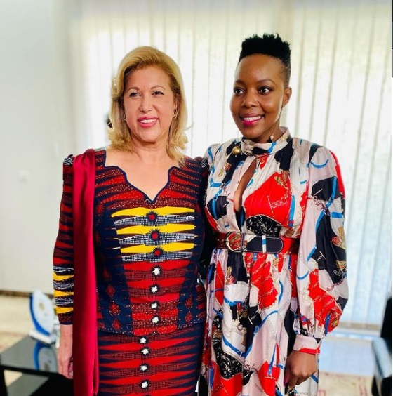 Level Up! Nomcebo Zikode Hangs Out With Ivory Coast First Lady