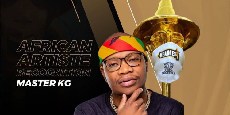 Master KG honoured with an African Artist Recognition Award at the 2020 Headies