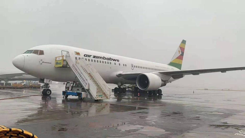 In Pictures, Air Zimbabwe plane loads Covid-19 vaccine for Zimbabwe