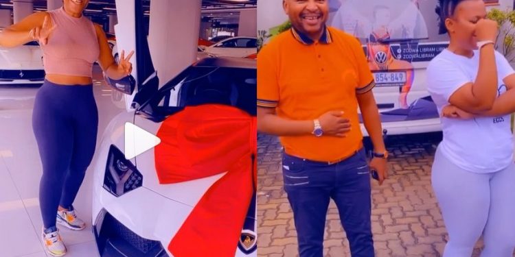 Kenny Kunene buys Zodwa Wabantu a brand new Lamborghini