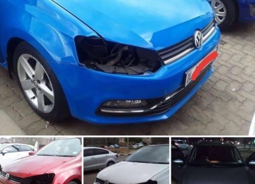 Video: VW Polo becomes an easy target for car stripping by robbers in car parks