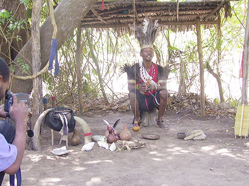 Woman from Chimanimani spotted breastfeeding a giant snake accused of witchcraft