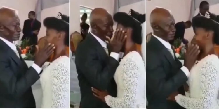 Video: Grandpa and his Bride set the internet ablaze with a steamy wedding