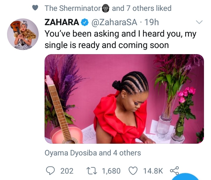 The wait is finally over as Zahara prepares to drop new music