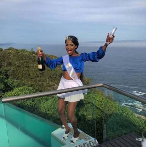 Pictures: Actress Noluvuyo Sodela, manhood birthday cake got Mzansi talking