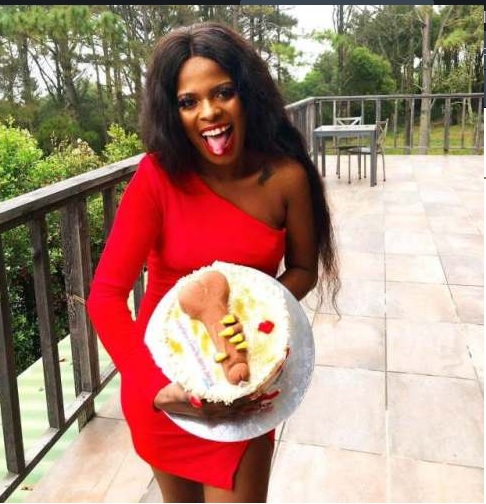 Pictures: Actress Noluvuyo Sodela, manhood birthday cake got Mzansi talking