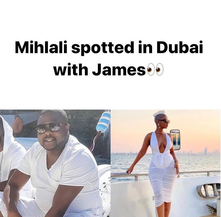 Mihlali spotted with Meeshka’s man in Dubai
