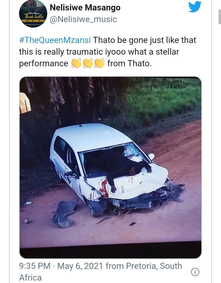 Mzansi hails Thato’s acting performance on The Queen despite his unfortunate demise