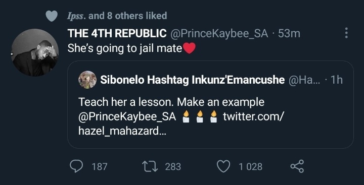 Prince Kaybee to take legal action against his rogue side chick Hazel