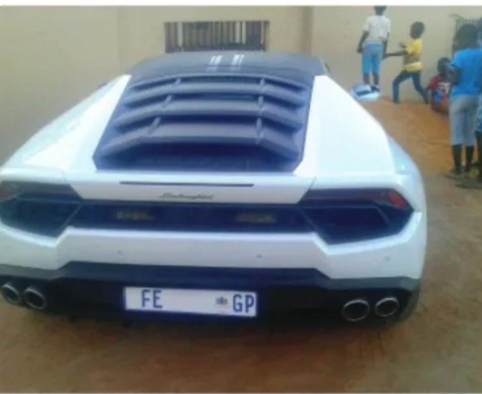 Spaza shop owner buys a Lamborghini worth R3 Million Rands from profits he saved since 2015