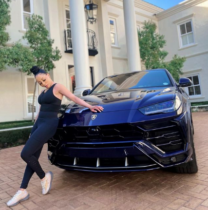 Khanyi Mbau adds a Rolls Royce to her collection